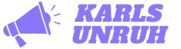 Logo von Karlsunruh mit Megafon