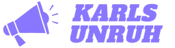 Logo von Karlsunruh mit Megafon