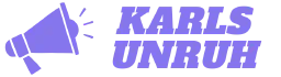 Logo von Karlsunruh mit Megafon